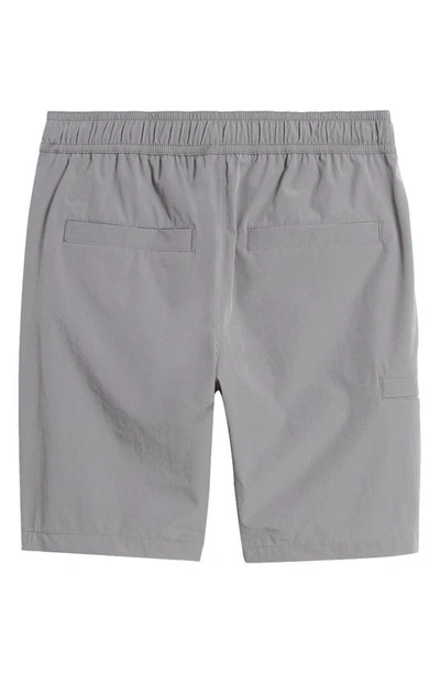 Shop Zella Kids' Hybrid Golf Shorts In Grey Shade