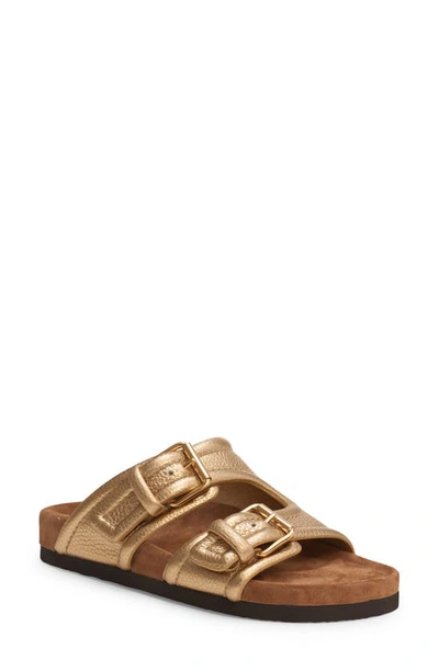 Shop Valentino Anywear Slide Sandal In Star Gold