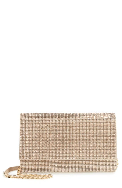 Shop Judith Leiber Fizzoni Beaded Clutch In Champagne Prosecco