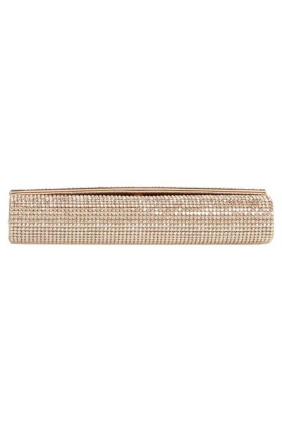 Shop Judith Leiber Fizzoni Beaded Clutch In Champagne Prosecco