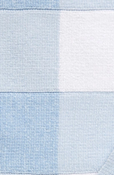 Shop Nordstrom Chenille Baby Blanket In Blue Feather Gingham