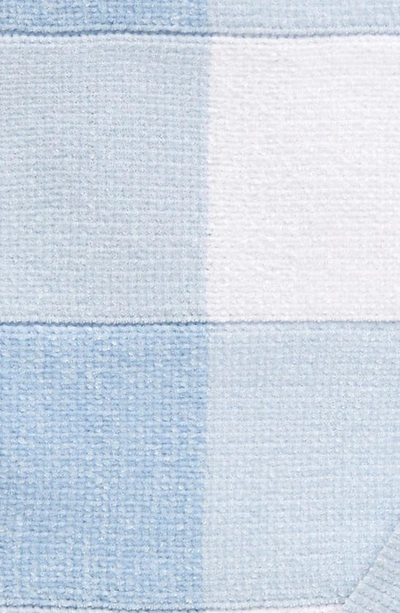 Nordstrom Chenille Baby Blanket In Blue Feather Gingham