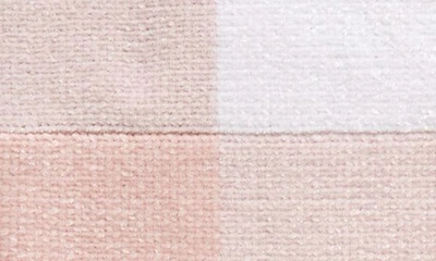 Nordstrom Chenille Baby Blanket In Pink Lotus Gingham