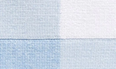Nordstrom Chenille Baby Blanket In Blue Feather Gingham