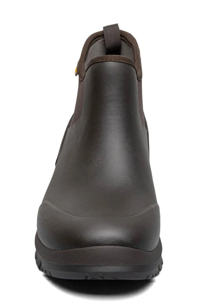 Shop Bogs Sauvie Ii Waterproof Chelsea Boot In Brown