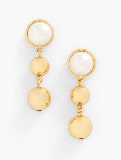 Shop Talbots Baubles Drop Earrings - Gold - 001