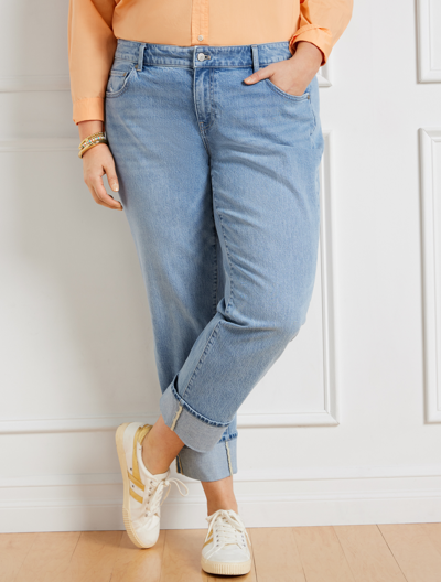 Shop Talbots Plus Size - Everyday Relaxed Jeans - Selene Wash - 22