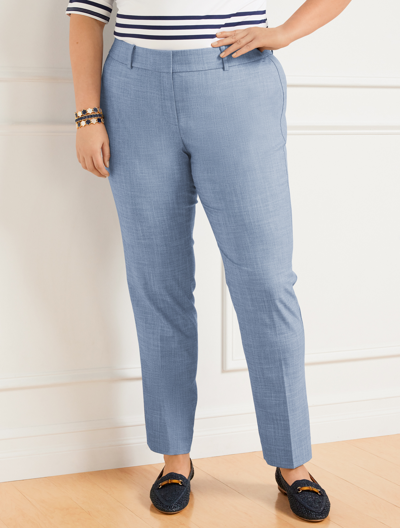 Talbots Hampshire Ankle Pants - Blue - 14 In Blue