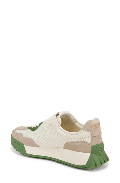 Sam Edelman Langley Lace Up Sneaker Green Multi Suede In Green Multi