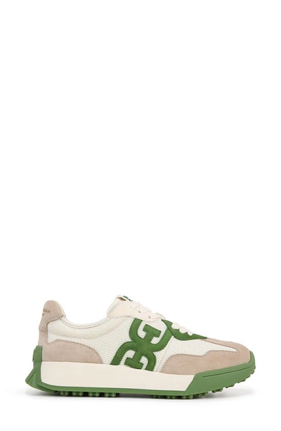 Sam Edelman Langley Lace Up Sneaker Green Multi Suede In Green Multi