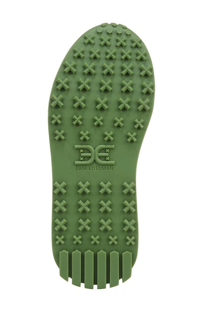 Sam Edelman Langley Lace Up Sneaker Green Multi Suede In Green Multi