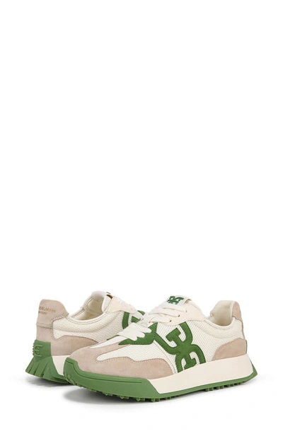Sam Edelman Langley Lace Up Sneaker Green Multi Suede In Green Multi