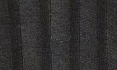 Vince Elbow-sleeve Silk Rib Polo Shirt In 001blk-black