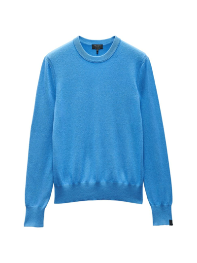 Shop Rag & Bone Men's Harding Cashmere Sweater In Blue