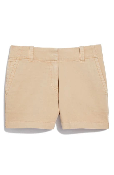 Shop Vineyard Vines Herringbone Stretch Cotton Shorts In Sand