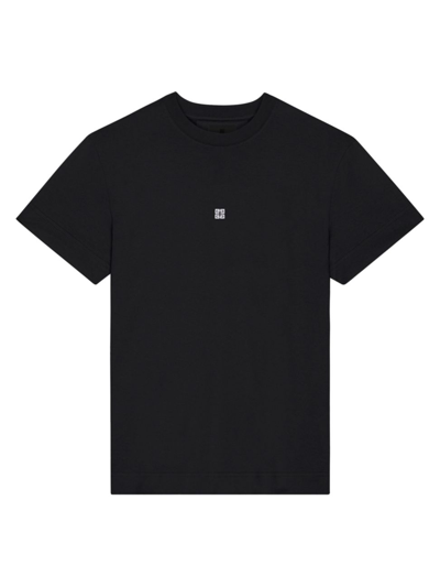 Shop Givenchy Men's Slim Fit T-shirt In Cotton In Black