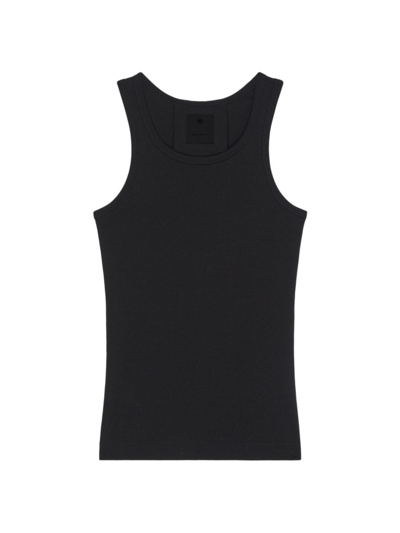 Shop Givenchy Men's Extra Slim Fit Tank Top In Cotton In Black