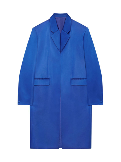 Shop Givenchy Women's Coat In Silk Satin Duchesse In Iris Purple