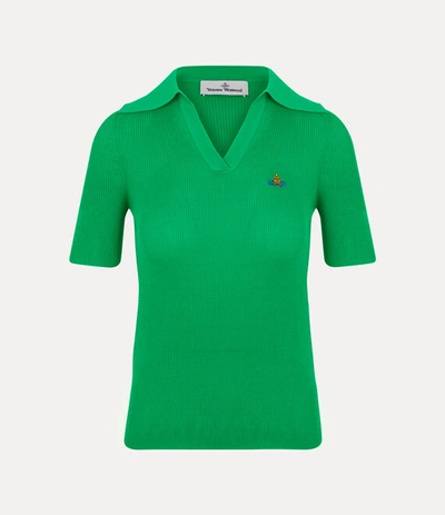 Shop Vivienne Westwood Marina Polo In Green