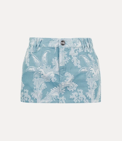Shop Vivienne Westwood Foam Skirt In Blue-coral