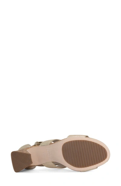 Donald Pliner Esma Leather Sandal In Platino