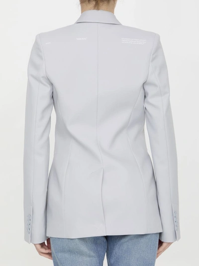 Shop Off-white Corporate Tech Jacket In Grey