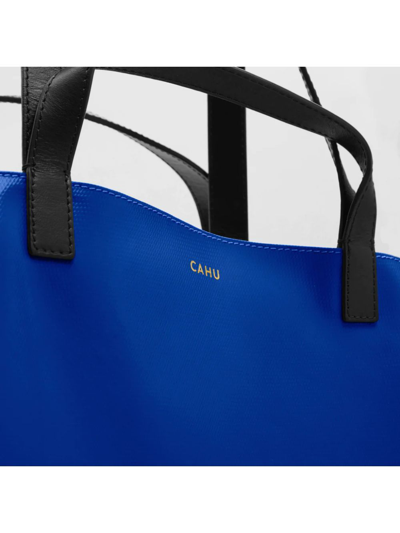 Shop Cahu Medium Permanente Collection Le Pratique Tote Bag In Blue
