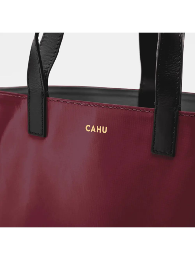 Shop Cahu Medium Permanente Collection Le Pratique Tote Bag In Red