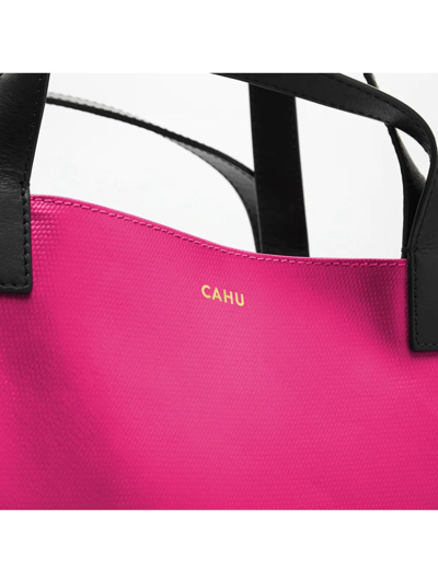Shop Cahu Medium Permanente Collection Le Pratique Tote Bag In Pink & Purple