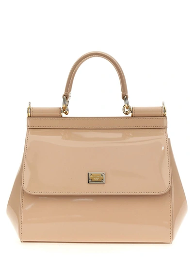 Shop Dolce & Gabbana 'miss Sicily' Medium Handbag In Pink
