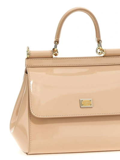 Shop Dolce & Gabbana 'miss Sicily' Medium Handbag In Pink