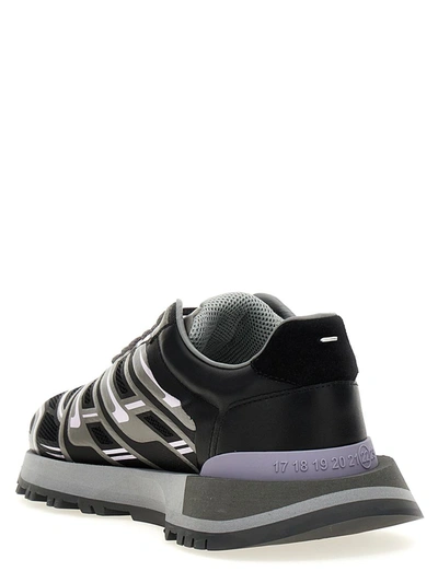 Shop Maison Margiela '50/50' Sneakers In Gray