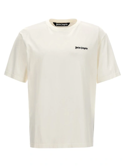 Shop Palm Angels 'classic Logo' T-shirt In White