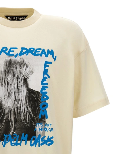 Shop Palm Angels 'palm Oasis' T-shirt In White