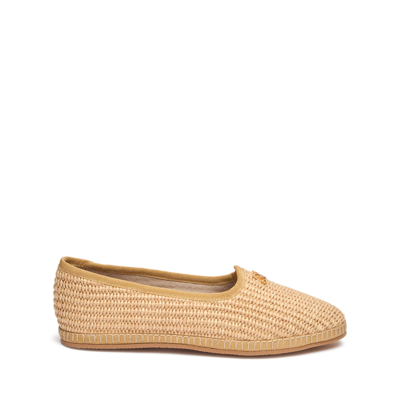 Shop Casadei Capalbio Loafers - Woman Flats And Loafers Toffee 36