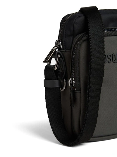 Shop Dsquared2 Urban Logo-lettering Crossbody Bag In Black