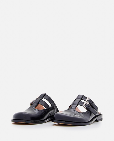 Shop Loewe Campo Mary Jane Mule In Black