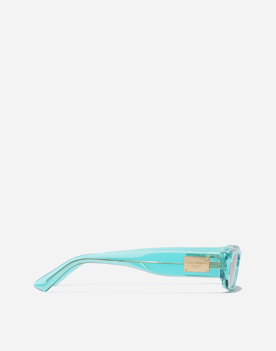 Dolce & Gabbana Occhiale Sole-202401 In Transparent Blue