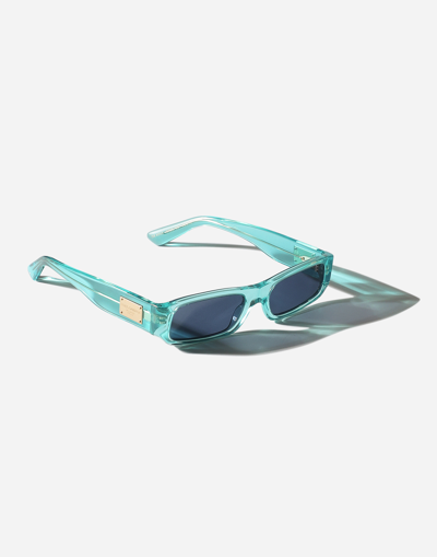 Dolce & Gabbana Occhiale Sole-202401 In Transparent Blue