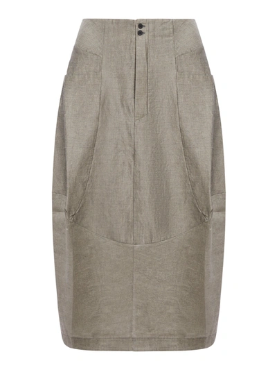 Shop Transit Structured Skirt In Grey