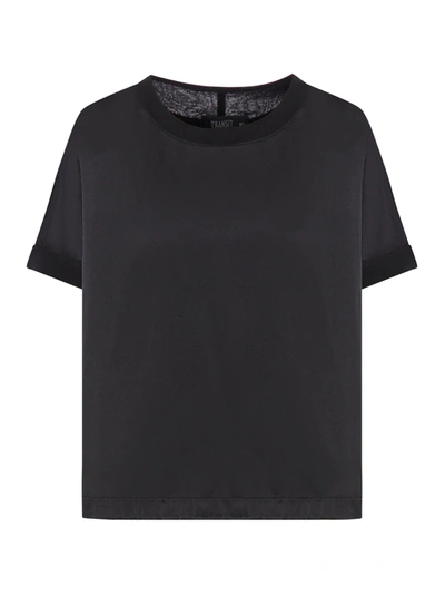 Shop Transit T-shirt In Silk In Black