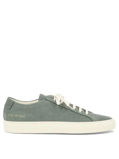 Shop Common Projects "contrast Achilles" Sneakers In Green