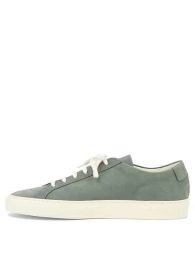 Shop Common Projects "contrast Achilles" Sneakers In Green