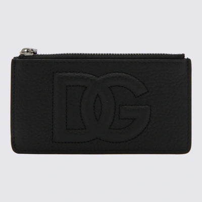Shop Dolce & Gabbana Black Calf Leather Cardholder