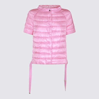 Shop Herno Pink Down Jacket In Doll