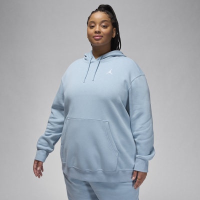 Shop Jordan Women's  Brooklyn Fleece Hoodie (plus Size) In Blue
