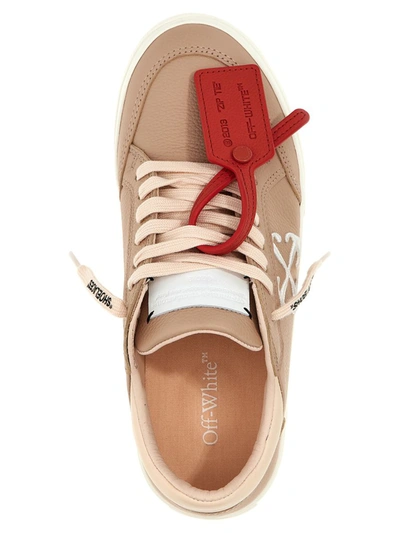 Shop Off-white 'new Low Vulcanized' Sneakers In Pink