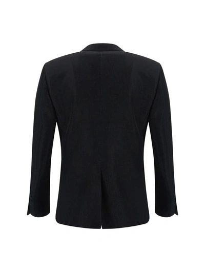Shop Philipp Plein Blazers E Vests In Black