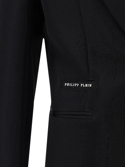 Shop Philipp Plein Blazers E Vests In Black