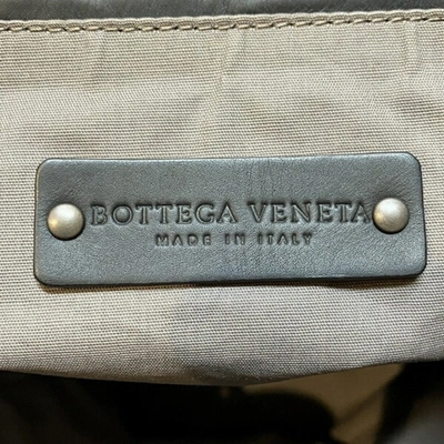 Shop Bottega Veneta Intrecciato Black Synthetic Backpack Bag ()